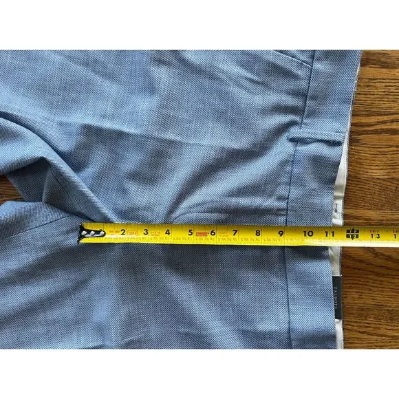 NWT Talbots Light Blue Hampshire Ankle Pants Trousers Women's Size 14 - Picture 9 of 12